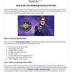 whatsapp lottery 25 lakh 2020